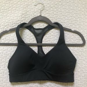 Black Lululemon Racerback Sports Bra